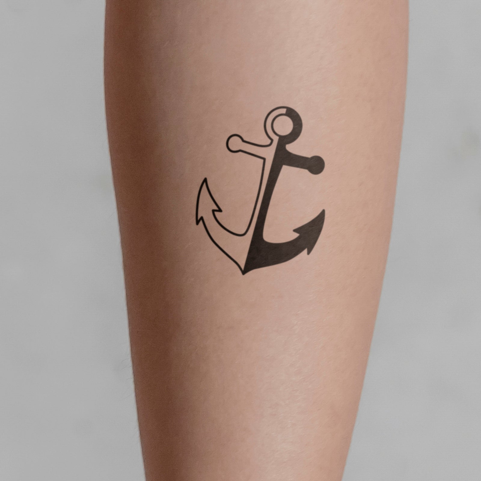 10 year old anchor tattoo : r/agedtattoos